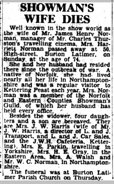 Burton Latimer - Norman-henrietta-obituary