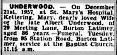 Burton Latimer - Underwood-mary-death