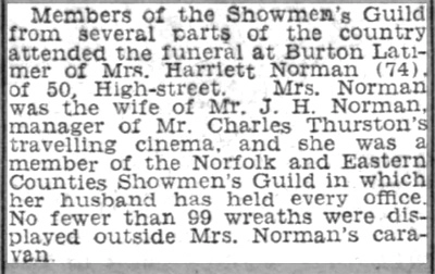 Burton Latimer - Norman-henrietta-funeral